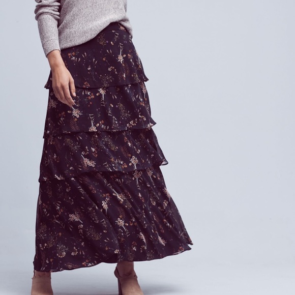 Anthropologie Dresses & Skirts - Anthropologie Maeve Botanica Maxi Skirt Small